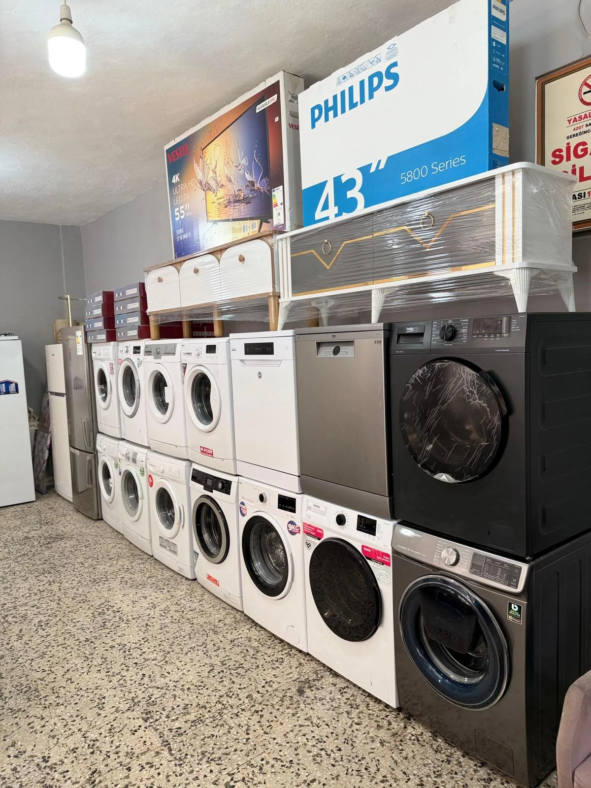 Kaya Spot ikinci el çamaşır makinesi reyonu